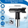 thumbnail image 3 of 4Pcs Reversible Airless Paint Sprayer Nozzle Tips, Airless Sprayer Spraying Machine Parts(215,315,417,523), 3 of 8