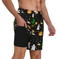 thumbnail image 2 of Fotbe Halloween Men’s Swim Trunks Quick Dry Swim Shorts Board Shorts with Mesh Lining-3X-Large, 2 of 9