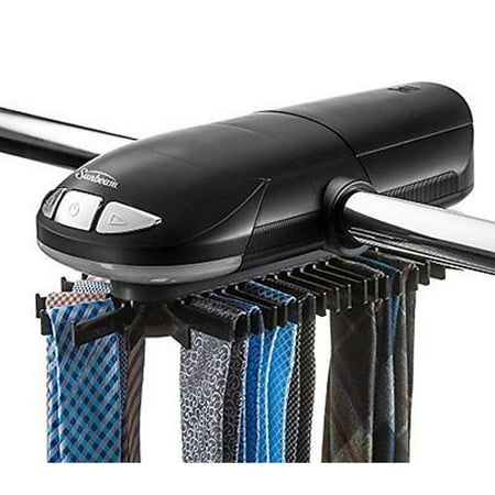 Sunbeam SB-50 Motorized Tie Rack with Built in LED Light Fits up to 50 Ties &