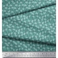 thumbnail image 3 of Soimoi Modal Satin Fabric Floral Block Print Sewing Fabric Yard 42 Inch Wide, 3 of 3
