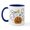 White/Navy Inside, variant on CafePress - Peanuts Snoopy Sketch Pumpkin Mug - 11 oz Ceramic Mug - Novelty Coffee Tea Cup