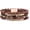 Brown, variant on JennyShop Cuff Stone Charm Bracelets with Clasp Costume Jewelry for Women, Fashion Leather Wrap Bracelets Crystal Beads Bracelet
