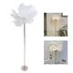 thumbnail image 1 of Lámpara De Plumas, Lámpara De Pie De Plumas De Avestruz Natural Para Sala De Estar, Plumas Ajustables En Altura De 61 Pulgadas, LED Regulable De 3 Temperaturas De Color, Con, 1 of 7