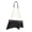 black, variant on Y2K Ita Bag with Magnetic Buckle - Cute Anime Cosplay Display Purse for Pins & Badges | Kawaii Lolita JK School Style Vintage Retro Gothic Chain Strap Small Square Shoulder Bag in White, Green, Black