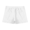 thumbnail image 4 of Sinleey Kids Girls Gymnastics Dance Shorts Dance Class Teamwear Dancing Tumbling Short Bottoms Yoga White 14, 4 of 4