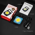 thumbnail image 5 of Luz De Trabajo Linterna con llavero para acampar con luz de trabajo LED de bolsillo con trípode (azul) Wdftyju Para estrenar, 5 of 5