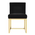 thumbnail image 5 of TOV Furniture Haute Black Velvet Chair with Gold Base, 5 of 13
