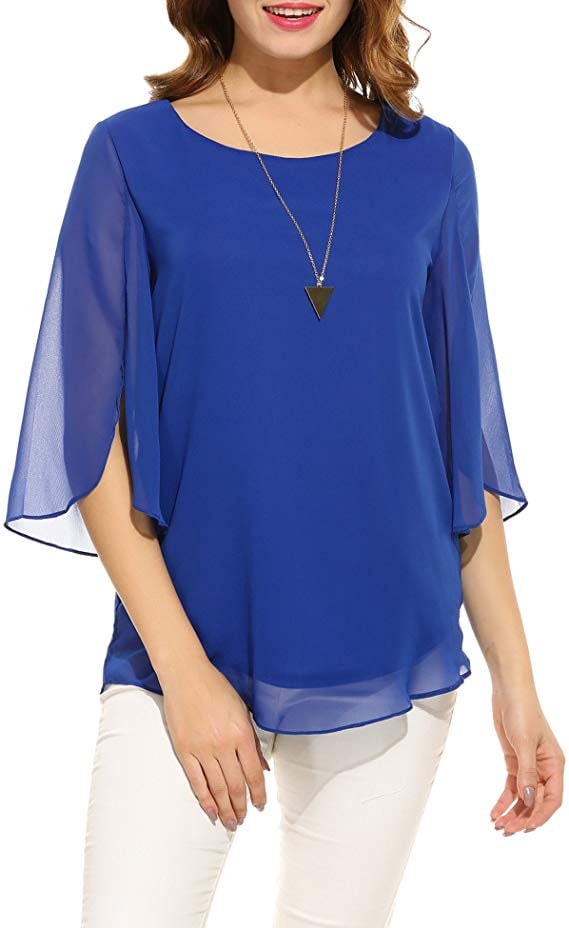 Womens Casual Scoop Neck Loose Top 3/29 