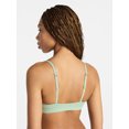 thumbnail image 2 of No Boundaries Fit Stretch Triangle Bralette with Lace, Women's XS-3XL, 2 of 4