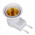 thumbnail image 3 of White LED Socket Converter Adapter E27 to European Plug with ON/OFF Switch for Light Bulbs and Lamps, 3 of 5