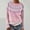 Pink, variant on Sakmal Knit Sweaters for Women Pullover Long Sleeve Cotton Tops Trendy Floral Green Crew Neck Sweaters for Women