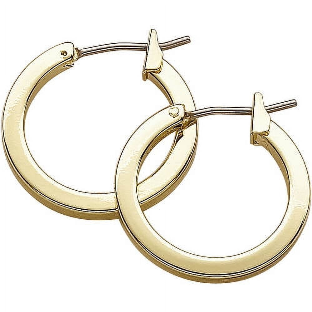 Gold-Tone Hoop Earrings, 7 Pairs