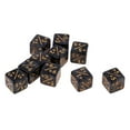 thumbnail image 3 of 10 Piezas Resina Presupuesto Decisión D6 6-Sided Set , 1.6cm Hugo Juego de 6 dados laterales, 3 of 10