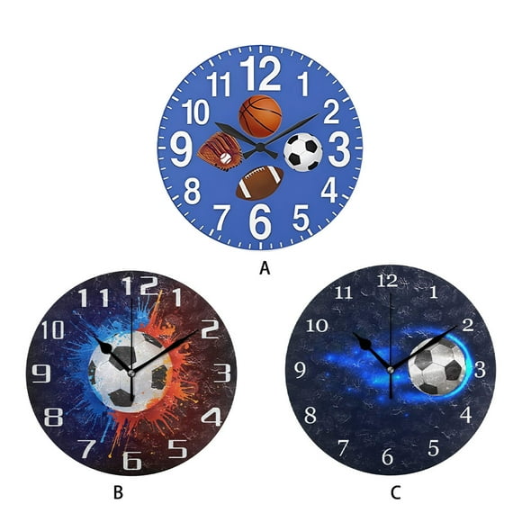 Becaristey Creative Wall Clock With Silent Movement For Accurate Timing And Unique Wall Clock Adopts Silent 7 10 inches