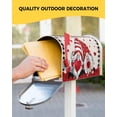 thumbnail image 5 of Valentine''s Day Gnome Mailbox Cover Red Love Heart Magnetic Mailbox Wraps, Black White Buffalo Plaid Mailbox Covers Standard Size 18x21 Inch Mail Wrap Post Box Decoration for Outdoor Gardern Yard, 5 of 6