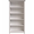 thumbnail image 4 of From the Tree Furniture Solid Pine Wood Bookcase – Tall Bookshelf with 4 Adjustable Shelves for Home, Office & Kids Room, 4 of 10