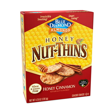 Nut Thins Crackers, Honey Cinnamon 4.25 oz Box (Best Nut Cracker As Seen On Tv)