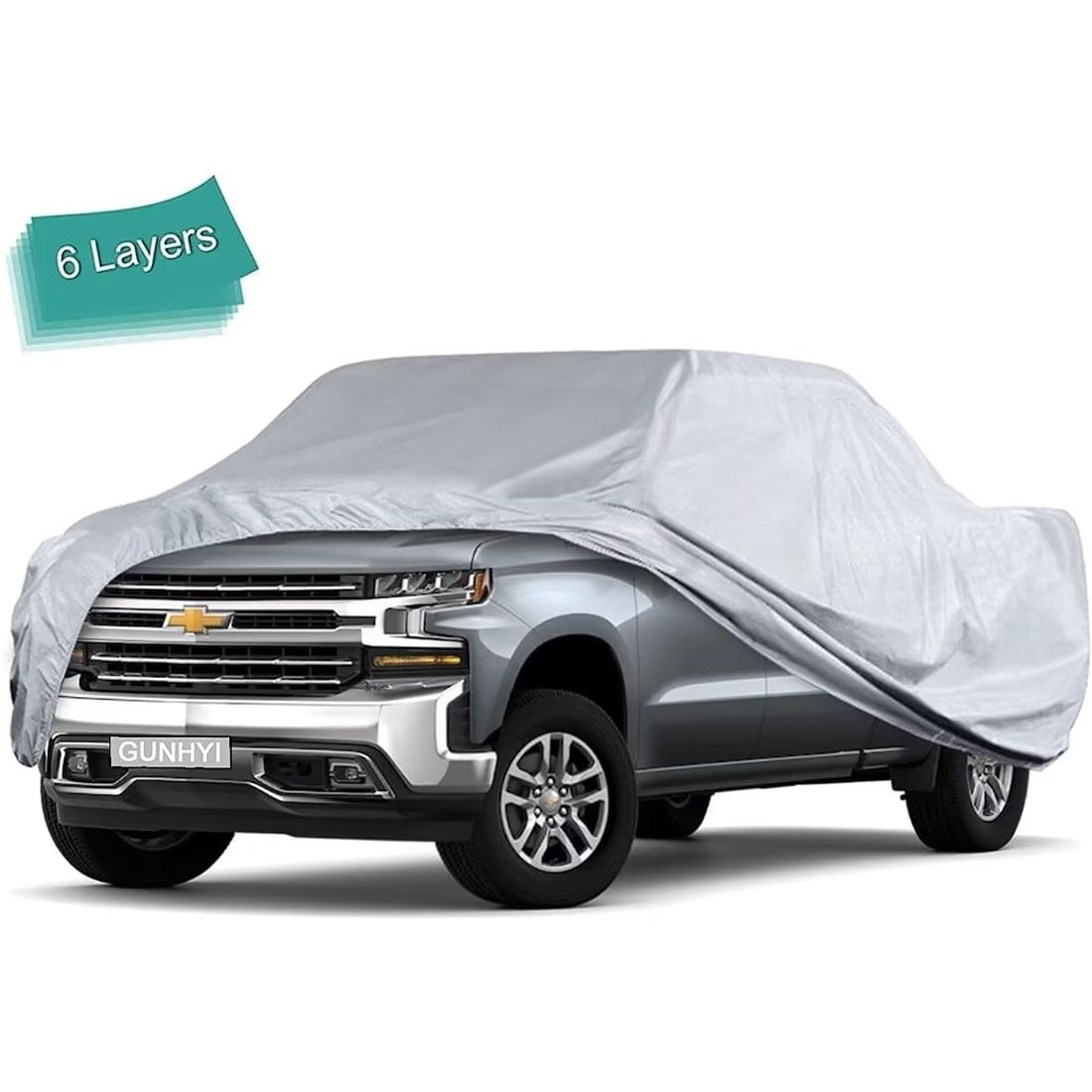 Koukou Truck Cover Custom Fit Chevrolet Silverado 1500 Regular Cab 8 ft