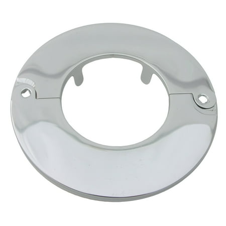 0.5 Inch Chr - 03-1563 Chrome Plated Floor and Ceiling Split Flange Fits 2-Inch Iron Pipe, The product is 2 inch chr split flange By LASCO Ship from US