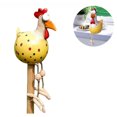 thumbnail image 2 of Decoración de jardín decoración de pollo, decoración de jardín de pollo amarillo Jormftte MZQ-0584-1, 2 of 7
