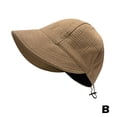 thumbnail image 1 of Chapeau de Seau à Queue de Cheval Réglable pour la Protection Solaire d'Été en Coton Doux et Prof R2L8, 1 of 9