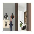 thumbnail image 4 of Perchero industrial para toallas, perchero de hierro resistente y multifuncional para baños, cocinas, ganchos rústicos de estilo vintage de fácil instalación para decoración del hogar (3 piezas), 4 of 5