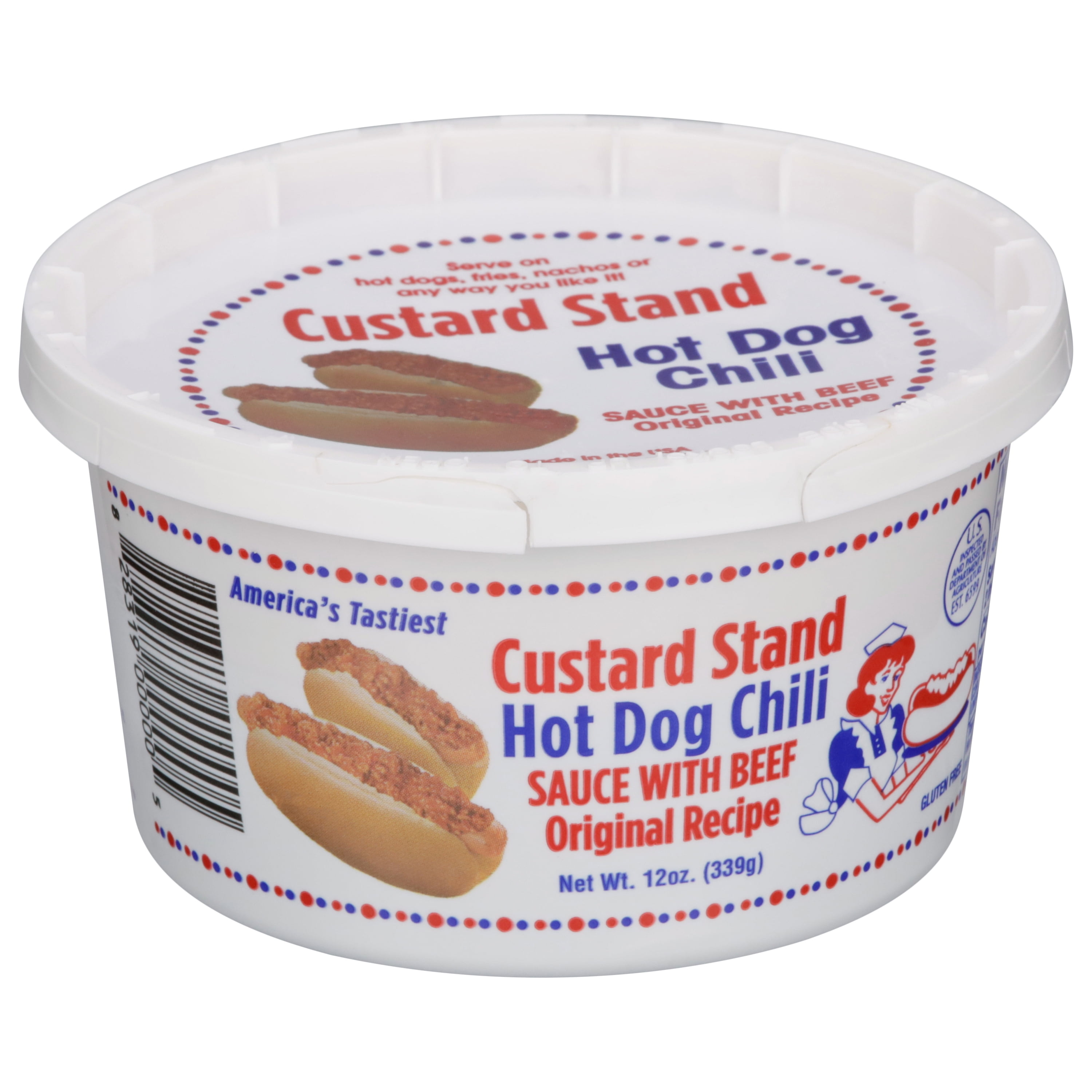Custard Stand Hot Dog Chili, 12 oz (allergen free)