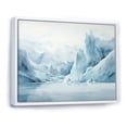thumbnail image 2 of Designart "Frozen Wonderland Landscape Of Greenland VI" Glacier Floater Framed Canvas Art Print, 2 of 5