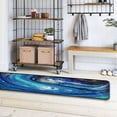 thumbnail image 4 of Dreamtimes Marble Abstract Sea Artistic Hallway Runner Rug 2'x6' Kitchen Rug with Rubber Backing Non Slip Entryway Rug Runner Washable Soft Area Rug for Hallway Bedroom Kitchen Decor, 4 of 6