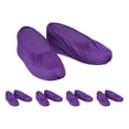 thumbnail image 1 of Unique Bargains Shoe Covers, 5 Pairs Reusable Non Slip Shoe Protector Covers for Indoors, Purple, 1 of 6