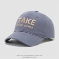thumbnail image 5 of CAUYDY Baby Baseball Cap Toddler Baseball Hat Infant Ball Cap Newborn Hats Boys Girls Toddler Snapback Hat 3T 4T 5T 6T Kids Trucker Hats (Sizes 3-8 Years,D1-Blue), 5 of 5