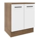 thumbnail image 1 of Mueble de Cocina Madesa Agata 70 cm 2 Puertas Marrón/Blanco, 1 of 5
