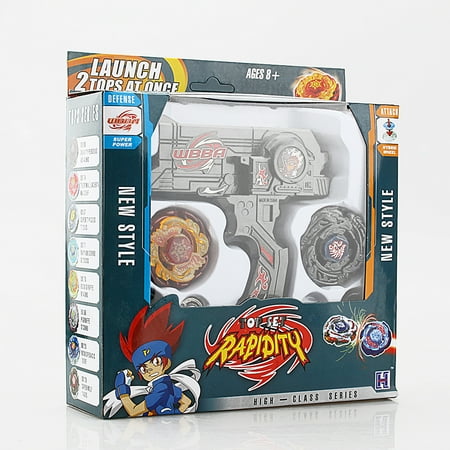 Metal Fusion Beeyblade Peg-top Burst Fight Masters Toy Gift,Black/Blue/Red