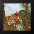 thumbnail image 2 of Alken, Henry Jr. 12x12 Black Modern Framed Museum Art Print Titled - A Hunt Going Through A Gate, 2 of 5