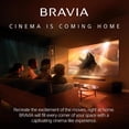 thumbnail image 4 of Sony 55-Inch BRAVIA 8 OLED 4K HDR Google TV Bundle – XR OLED Contrast, Dolby Vision, 120Hz, Acoustic Surface Audio+, HDMI 2.1 w/ 24-Month CPS Protection Plan, UAX HDMI Cable, Streaming Bundle, 4 of 9