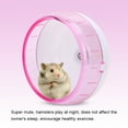 thumbnail image 4 of Hamster Toy, Hamster Wheel, Lightweight Detachable Plastic for Hamster Small Pets Pink, 4 of 7
