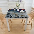 thumbnail image 3 of BANET Rectangle Tablecloth Waterproof &amp; Stainproof Tablecloths,Wipeable Table Cloth Wrinkle-Free for Rectangle/Square/Dining/Party,Star Flag White, 3 of 7