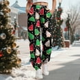 thumbnail image 2 of UngA Women Christmas Pants High Waisted Baggy 2025 Cinch Bottom Sweatpants Gym Jogger Women's Sweatpants,Size XXL, 2 of 6
