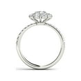 thumbnail image 3 of 1-3/4 Carat T.W. Diamond Flower-Shape Cluster 14kt White Gold Engagement Ring, 3 of 4