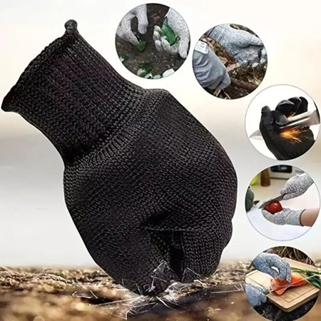

Ultimate High-Quality Cut Resistant Stainless Steel Wire Gloves - Superior Durable Hand Protection Gear for Anti-Cutting Safety with 1 Pair - Maximum Security and Long-Lasting Durability
