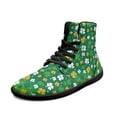 thumbnail image 5 of Womens St. Patrick's Day High Top Sneakers Fashion Classic Shoes Comfortable Embroidery Shoes for Women Fashion Casual Tennis Walking Shoes, 5 of 9