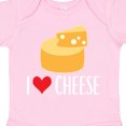 thumbnail image 4 of Inktastic I Love Cheese Funny Cheese Lover Boys or Girls Baby Bodysuit, 4 of 5