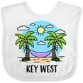 thumbnail image 3 of Inktastic Summer Vacation in Key West Boys or Girls Baby Bib, 3 of 4