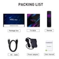 thumbnail image 3 of H96 Max RK3318 Android 9.0 Décodeur Réseau Intelligent Lecteur HD 4K Boîtier TV LED 64 Go avec Télécommande Noir, 3 of 5