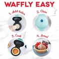 thumbnail image 4 of 110V Waffle Bowl Maker, Household Breakfast Machine for Egg Tart, Ice Cream, and Egg Roll, Non-Stick Coating, Easy to Clean, Compact Design, 4 of 9