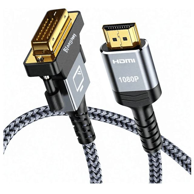 Cable Hdmi Bloosom A Dvi Conversión Bidireccional De Dvi A Hdmi Gris