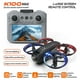 thumbnail image 2 of Dron con cámara HD 1080P de 4,3" y video en vivo, gran angular de 120° e inclinación ajustable de 90°, flujo óptico, sistema inteligente para evitar obstáculos, lector de tarjetas de memoria y fotogra, 2 of 9