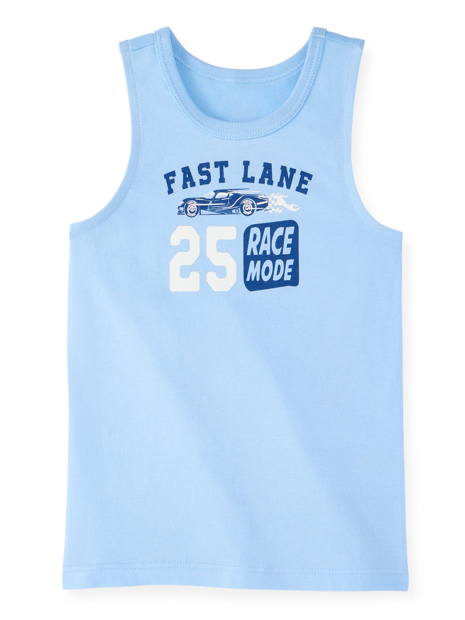 Garanimals Newborn, Baby & Toddler Boy Cotton Graphic Tank Tops, 4-Pack, Sizes 0-6T