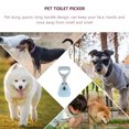 thumbnail image 2 of Miangastore portable poop scooper Pet Poop Scoop Plastic Pet Owners Home Use 1Pack, 2 of 8