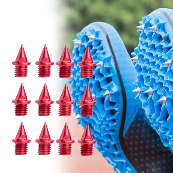 12x Clavos de pista y campo Colamx Rojo